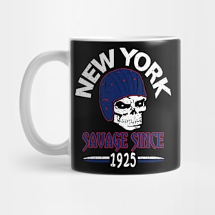 New York Big Blue Pro Football 1925 Grunge Mug